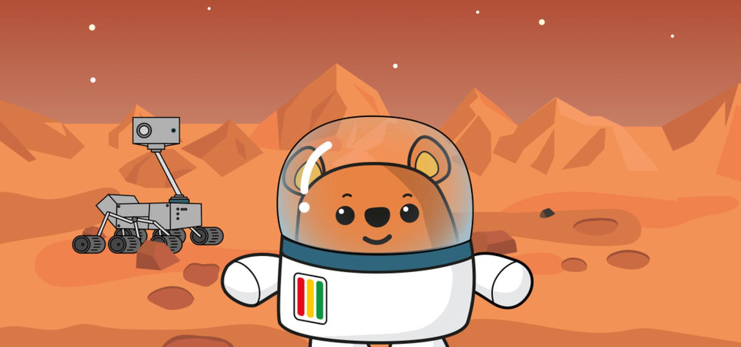 Ted On Mars