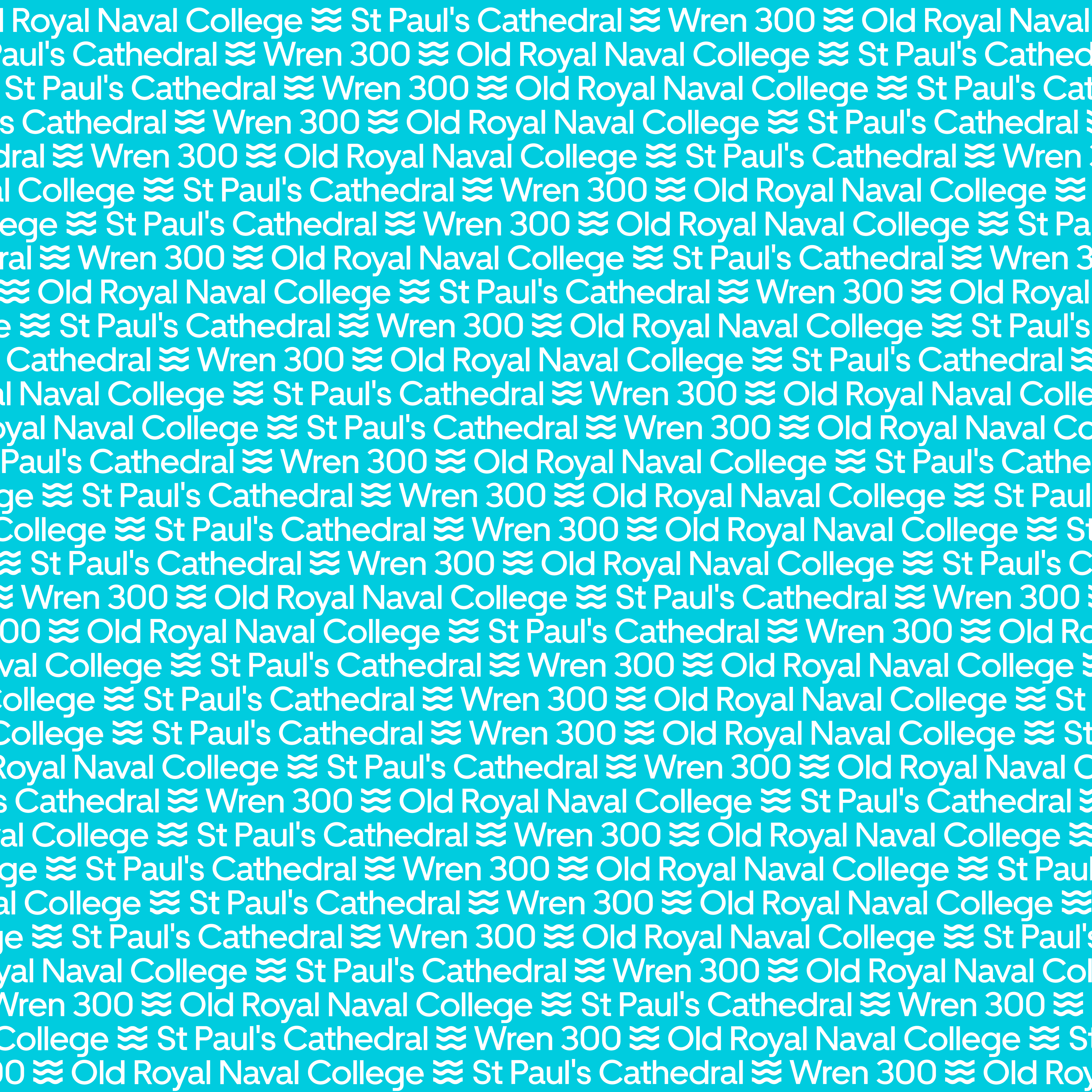 Wren 300  Wall Paper Boat blue