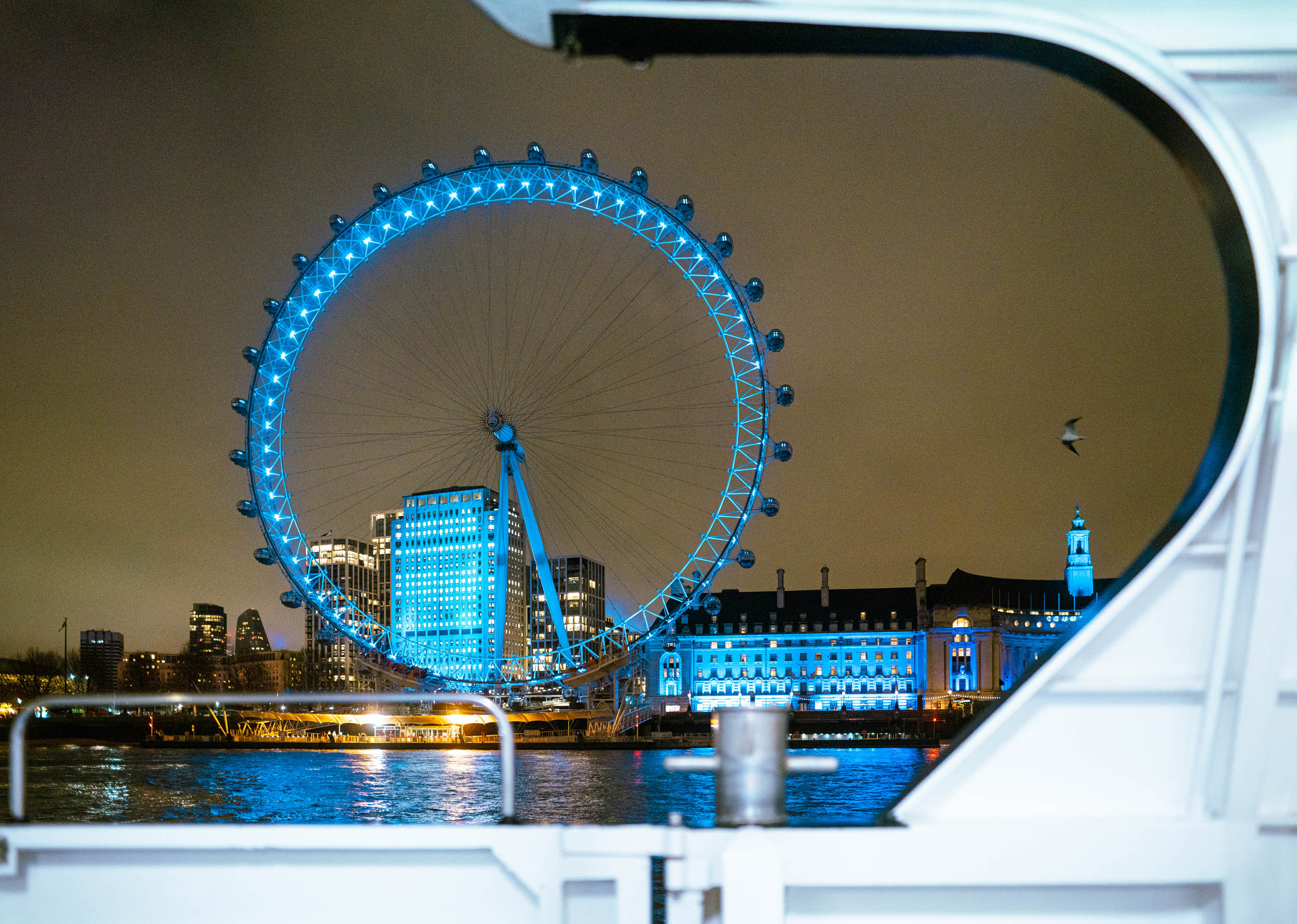 The London Eye at night