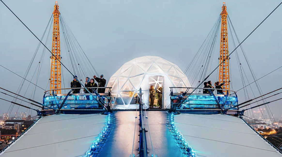 Snow Globe Up At The O2