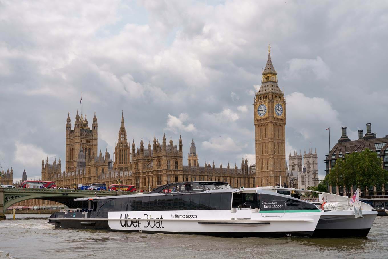 Earth Clipper and Big Ben