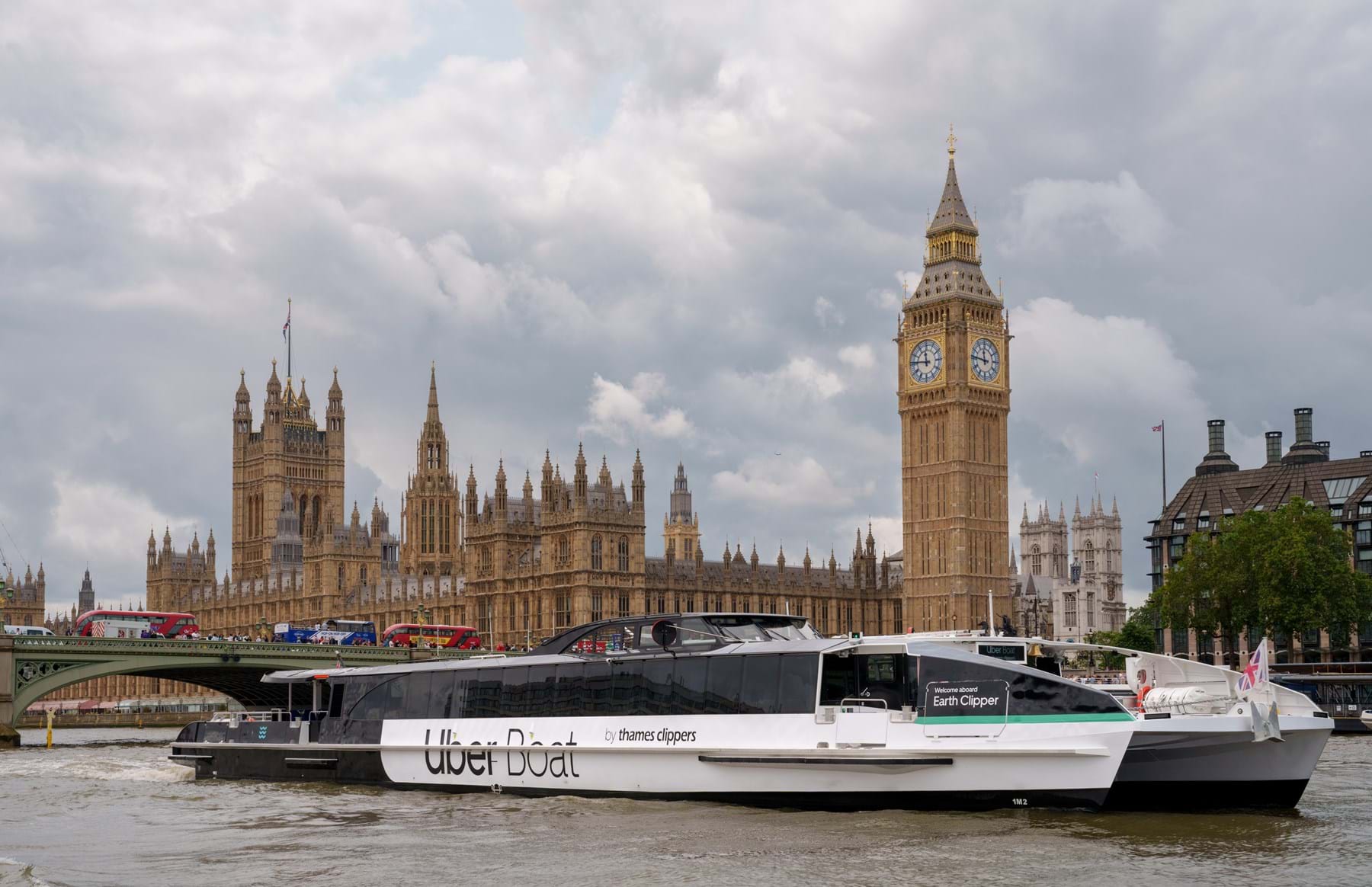 Earth Clipper and Big Ben